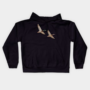 Mallards in Flight 2 Kids Hoodie